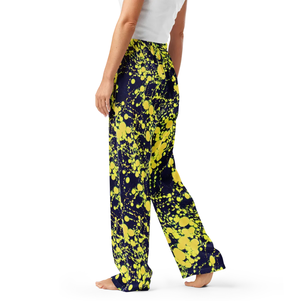 Acid Midnight on Women's Pajama Pants — Left