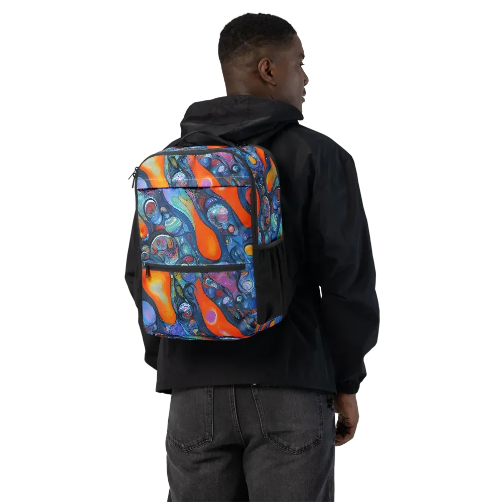 Blue Voltage on Utility Backpack — Back
