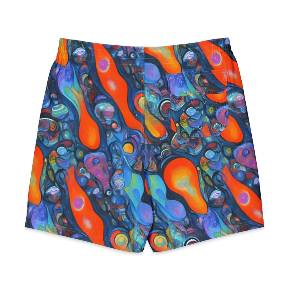 Blue Voltage on Men's Board Shorts — Back