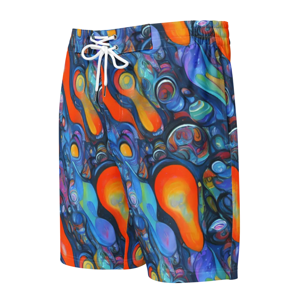 Blue Voltage on Men's Board Shorts — Front