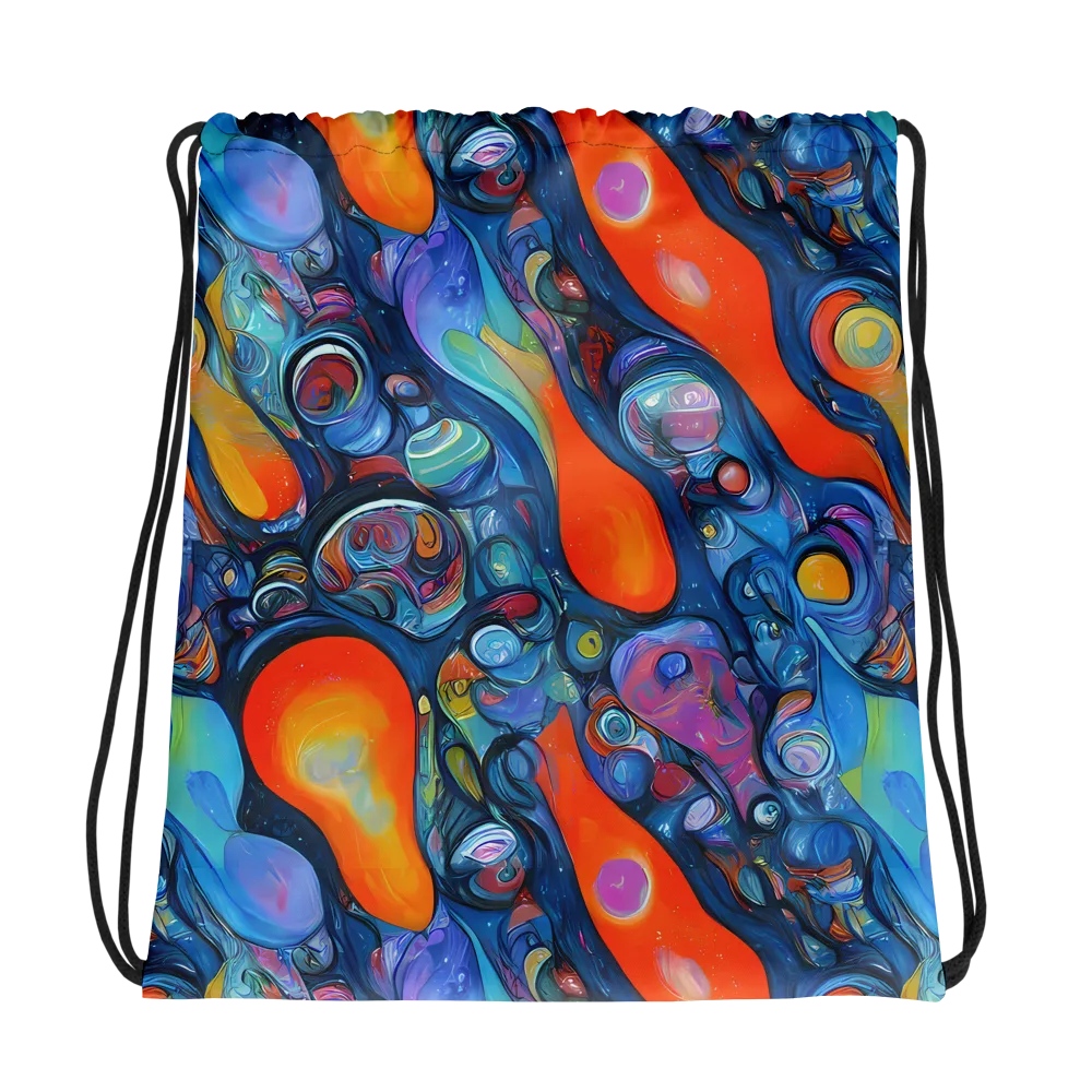 Blue Voltage on Drawstring Bag — Photo