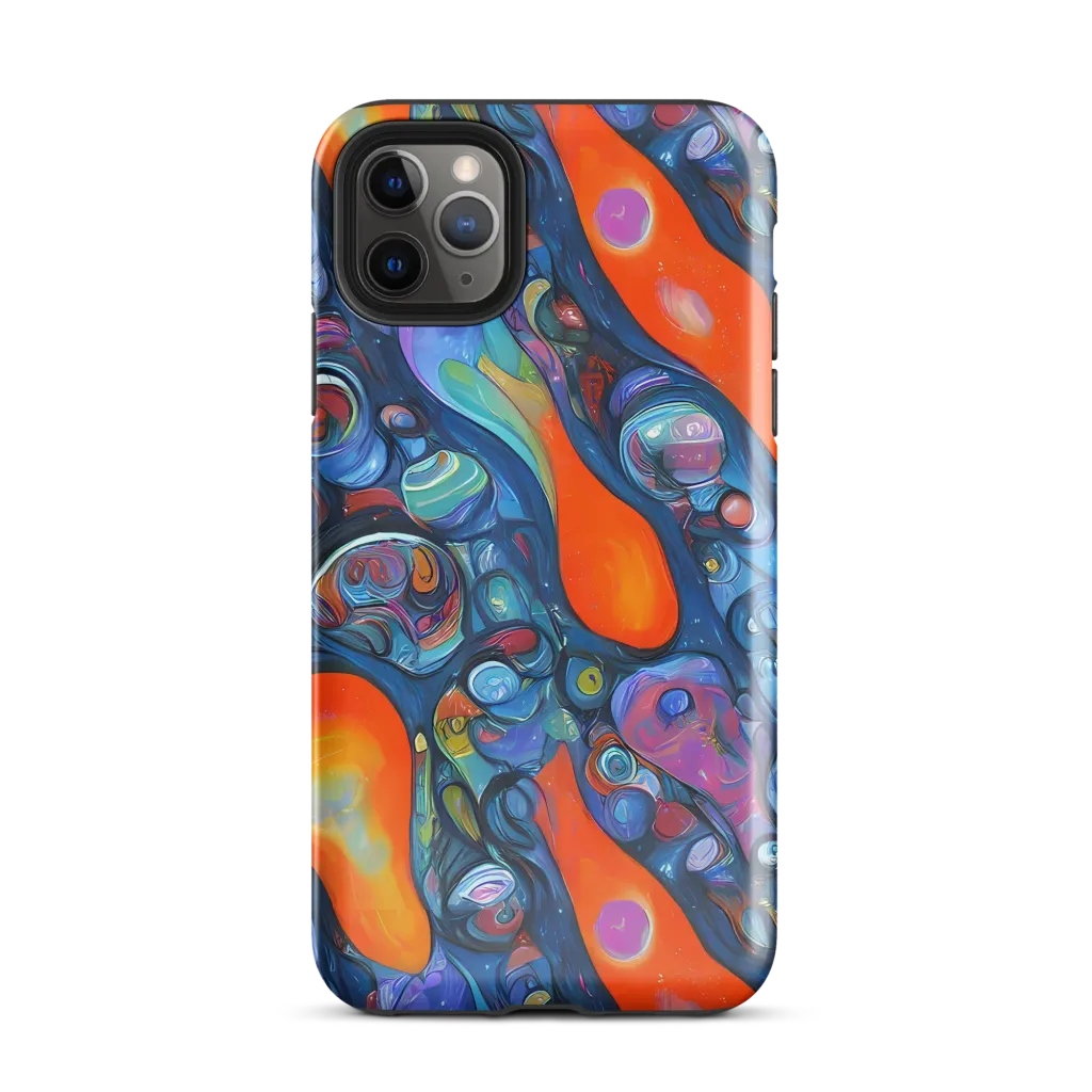 Blue Voltage on Tough Case for iPhone® — Front