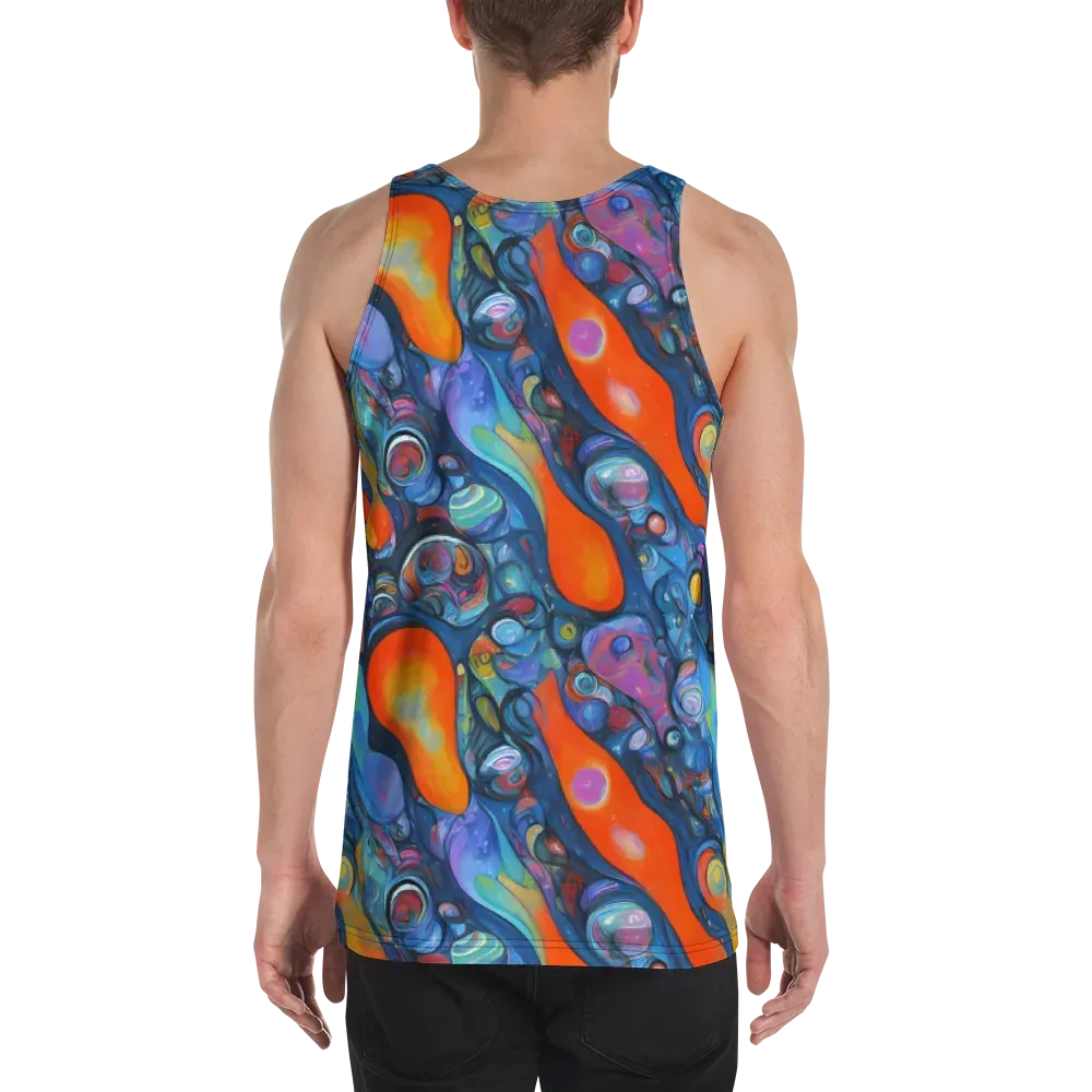 Blue Voltage on Men's Tank Top — Back