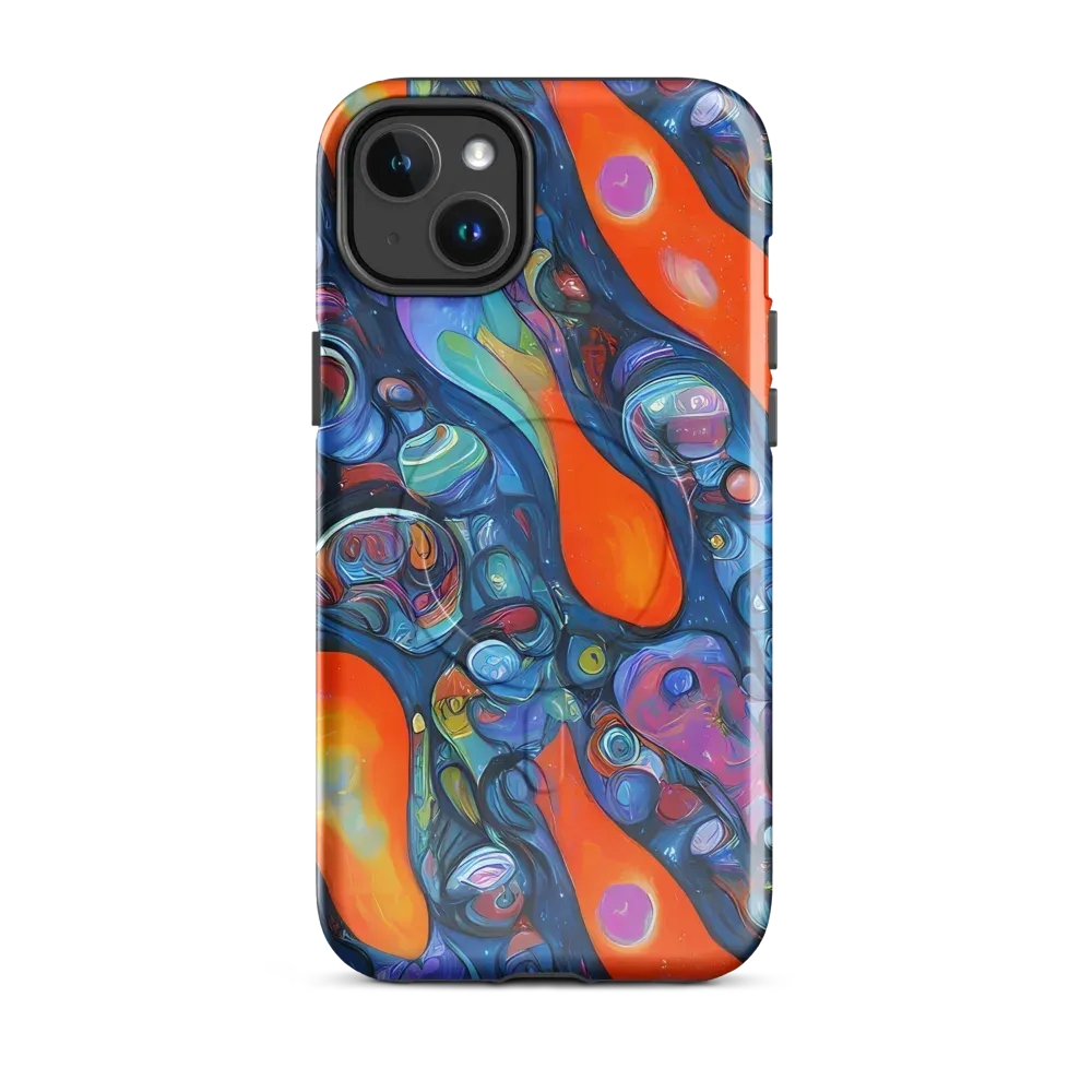 Blue Voltage on MagSafe Tough Case for iPhone® — Front
