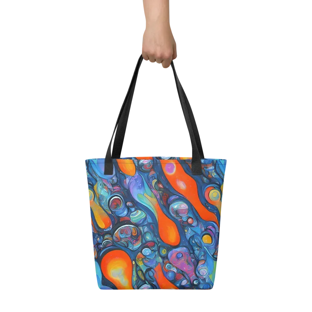 Blue Voltage on Tote Bag — Front