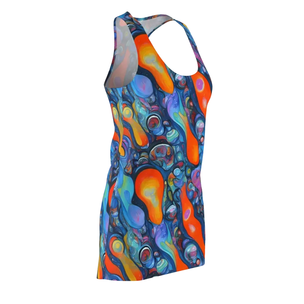 Blue Voltage on Racerback Dress — Front Side