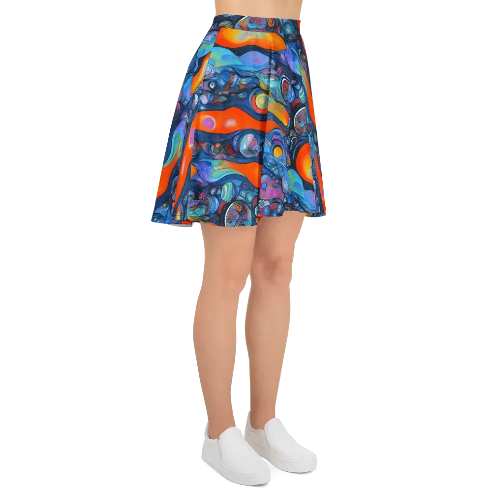 Blue Voltage on Skater Skirt — Right