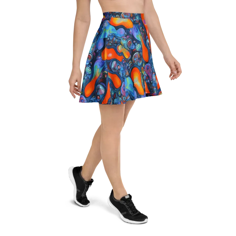 Blue Voltage on Skater Skirt — Right