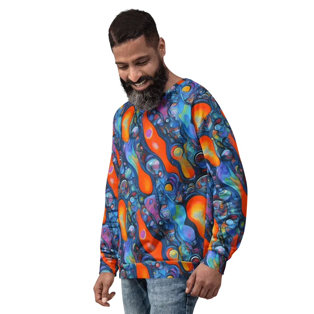 Blue Voltage on Sweatshirt — Left Front