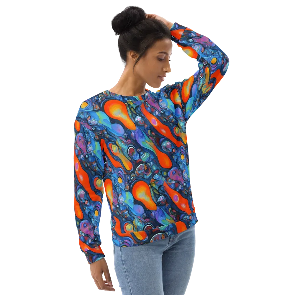 Blue Voltage on Sweatshirt — Right Front