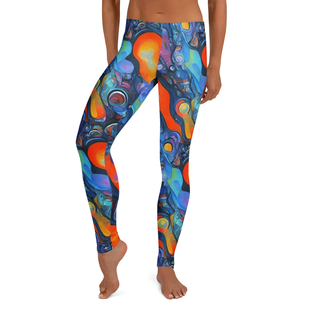 Blue Voltage on Leggings — Front