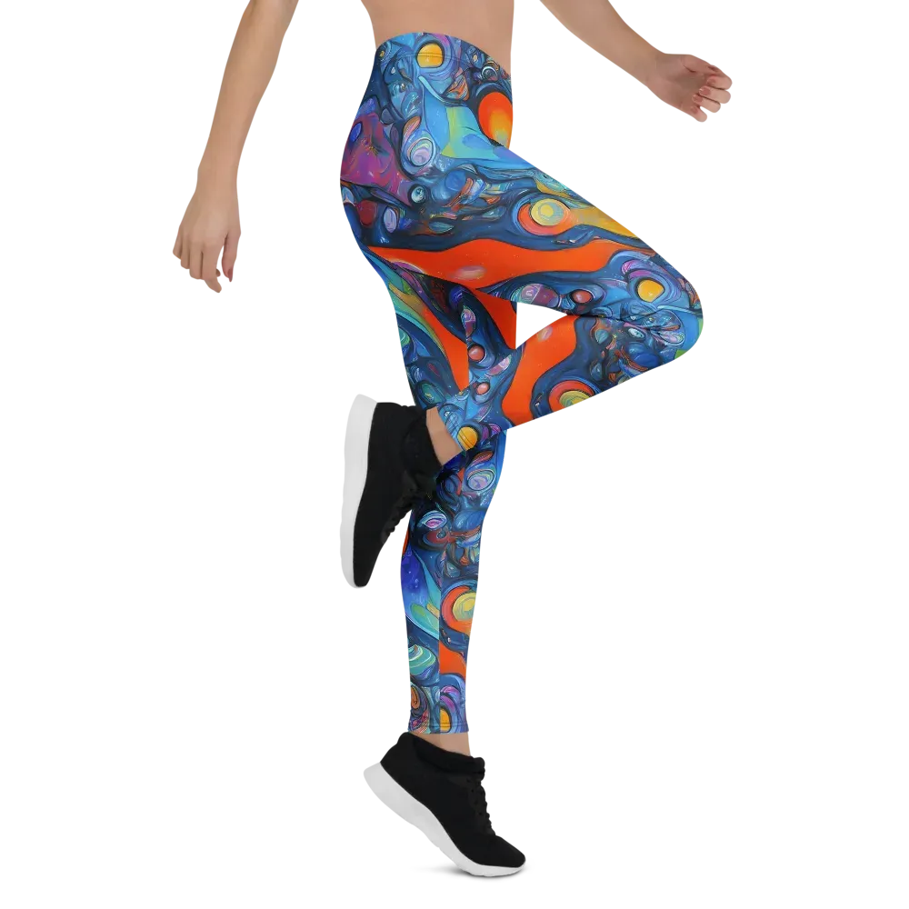 Blue Voltage on Leggings — Right