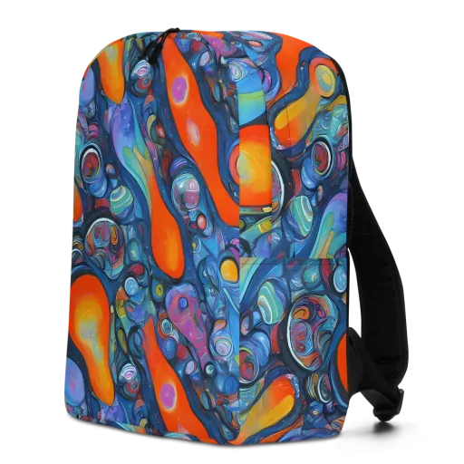 Blue Voltage on a Minimalist Backpack