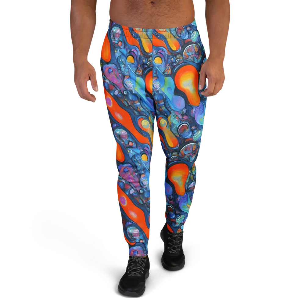 Blue Voltage on Men's Joggers — Front
