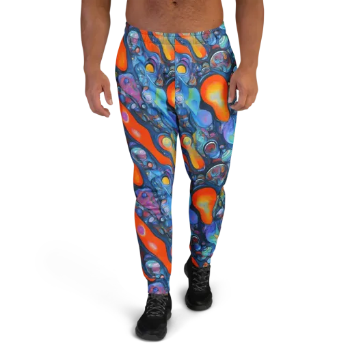 Blue Voltage on a Men's Joggers