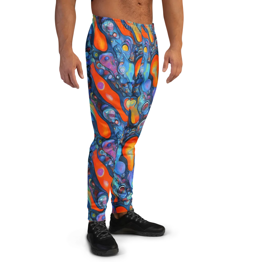 Blue Voltage on Men's Joggers — Right
