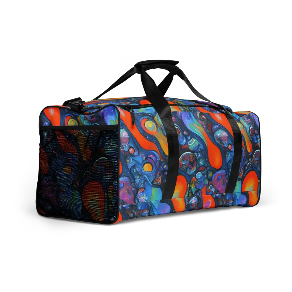 Blue Voltage on Duffle Bag — Right Front