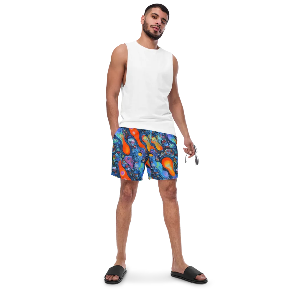 Blue Voltage on Swim Trunks — Front