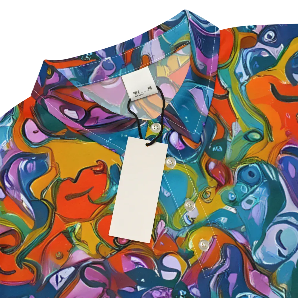 Liquid Menagerie on Men's Slim Fit Polo Shirt — Product details