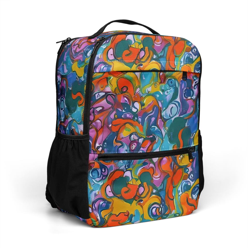 Liquid Menagerie on Utility Backpack — Right Front