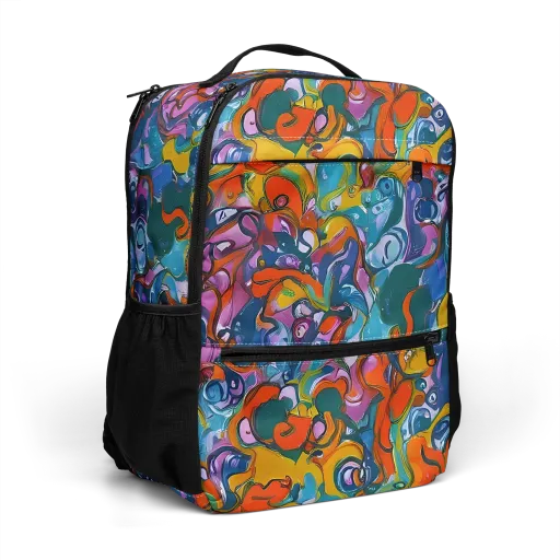 Liquid Menagerie on a Utility Backpack