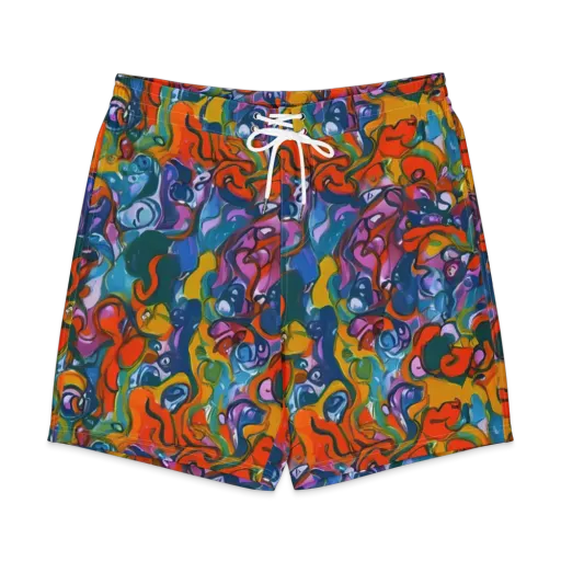 Liquid Menagerie on a Men's Board Shorts