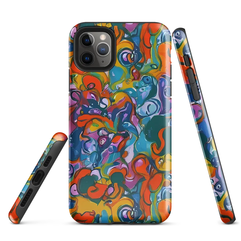 Liquid Menagerie on Tough Case for iPhone® — Front