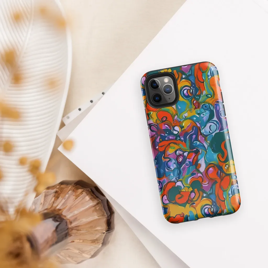 Liquid Menagerie on Tough Case for iPhone® — Front