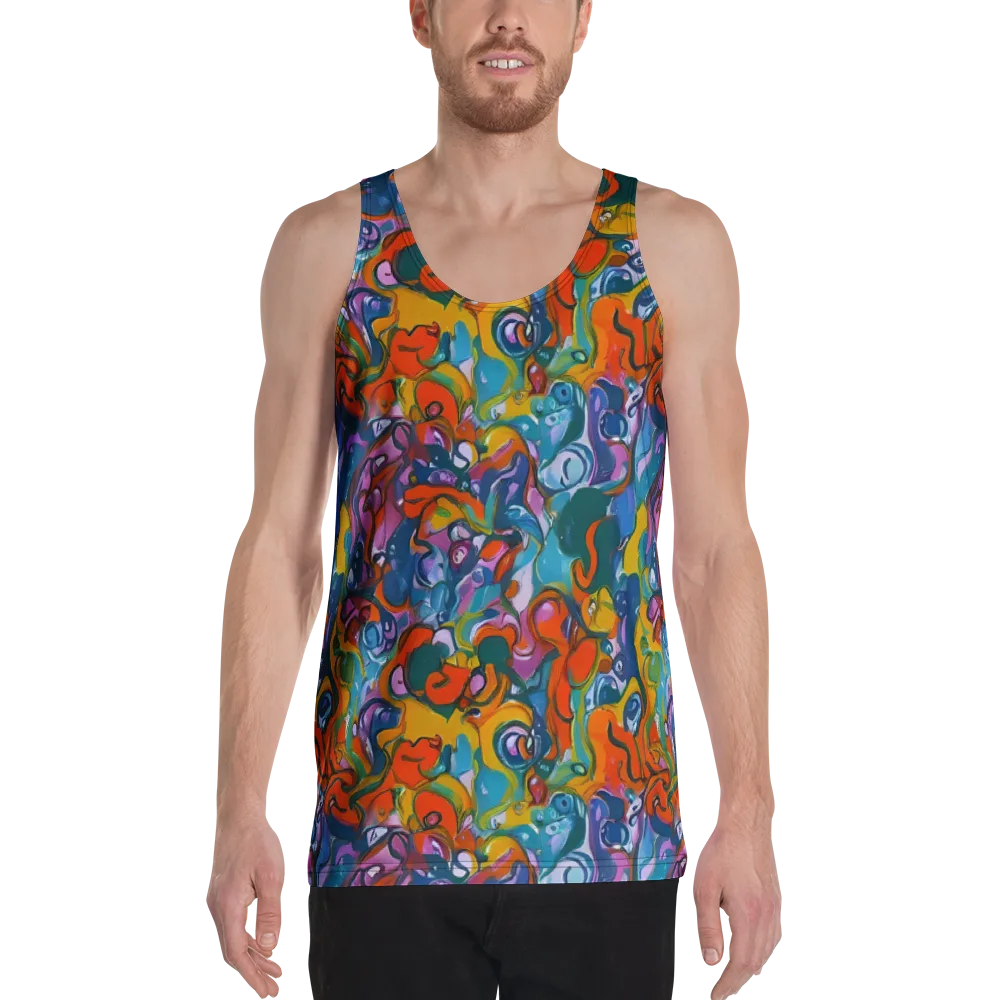 Liquid Menagerie on Men's Tank Top — Front