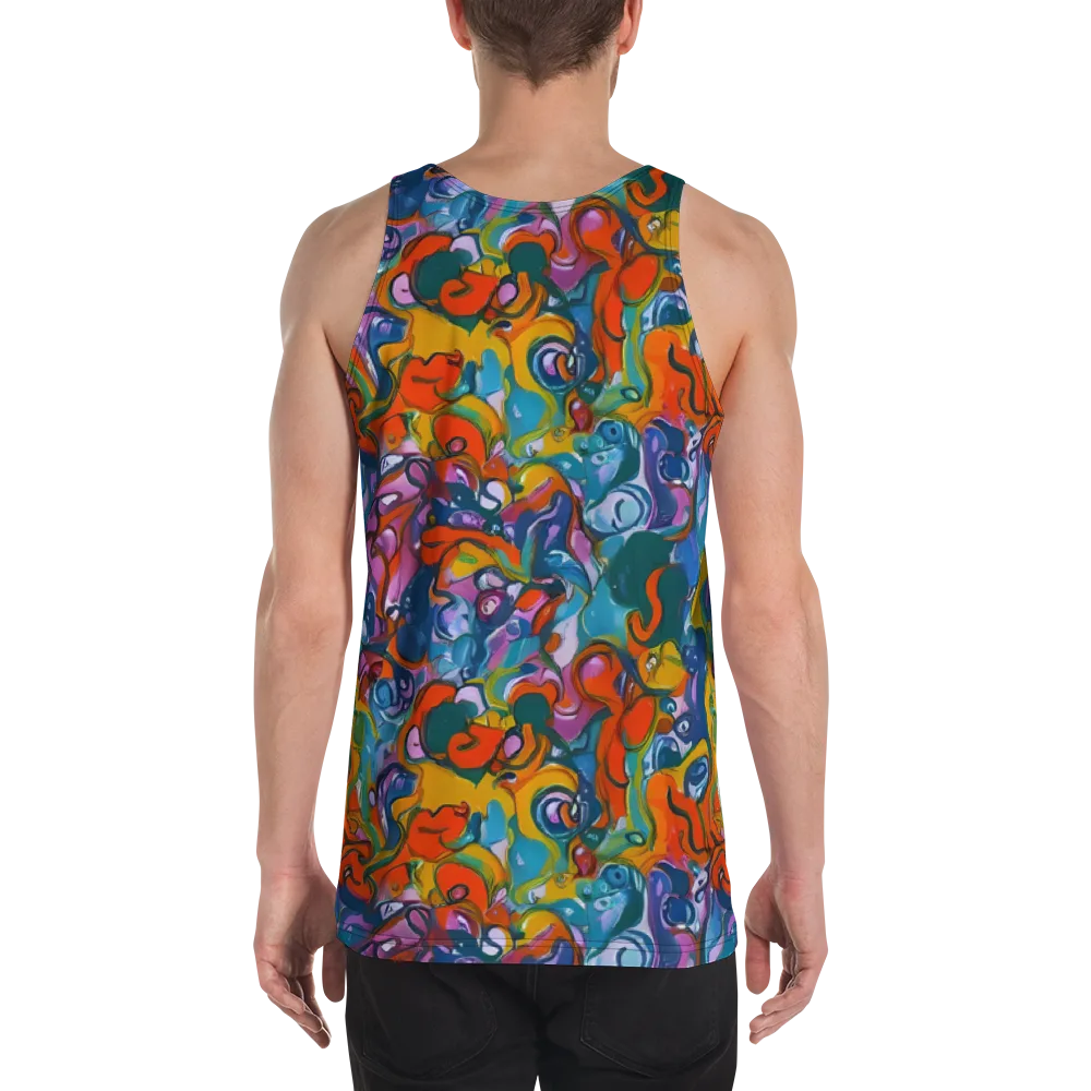 Liquid Menagerie on Men's Tank Top — Back