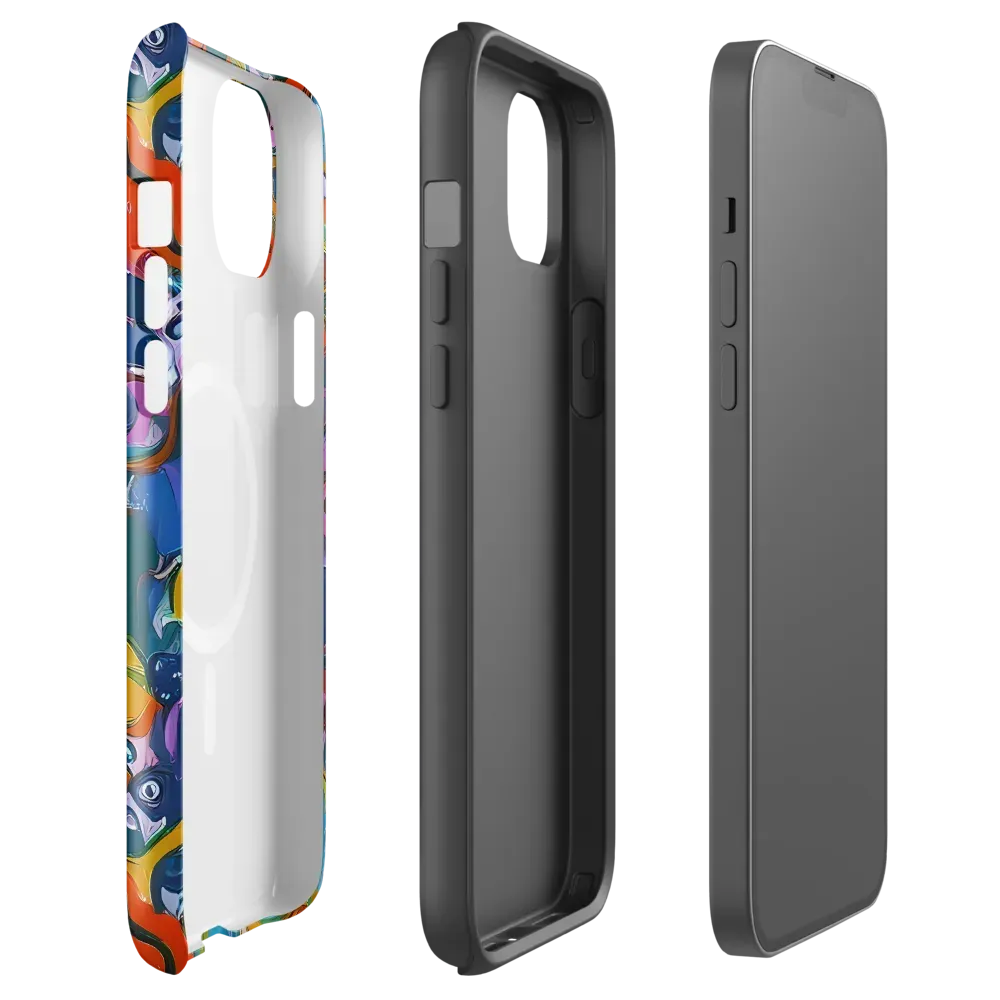 Liquid Menagerie on MagSafe Tough Case for iPhone® — Front