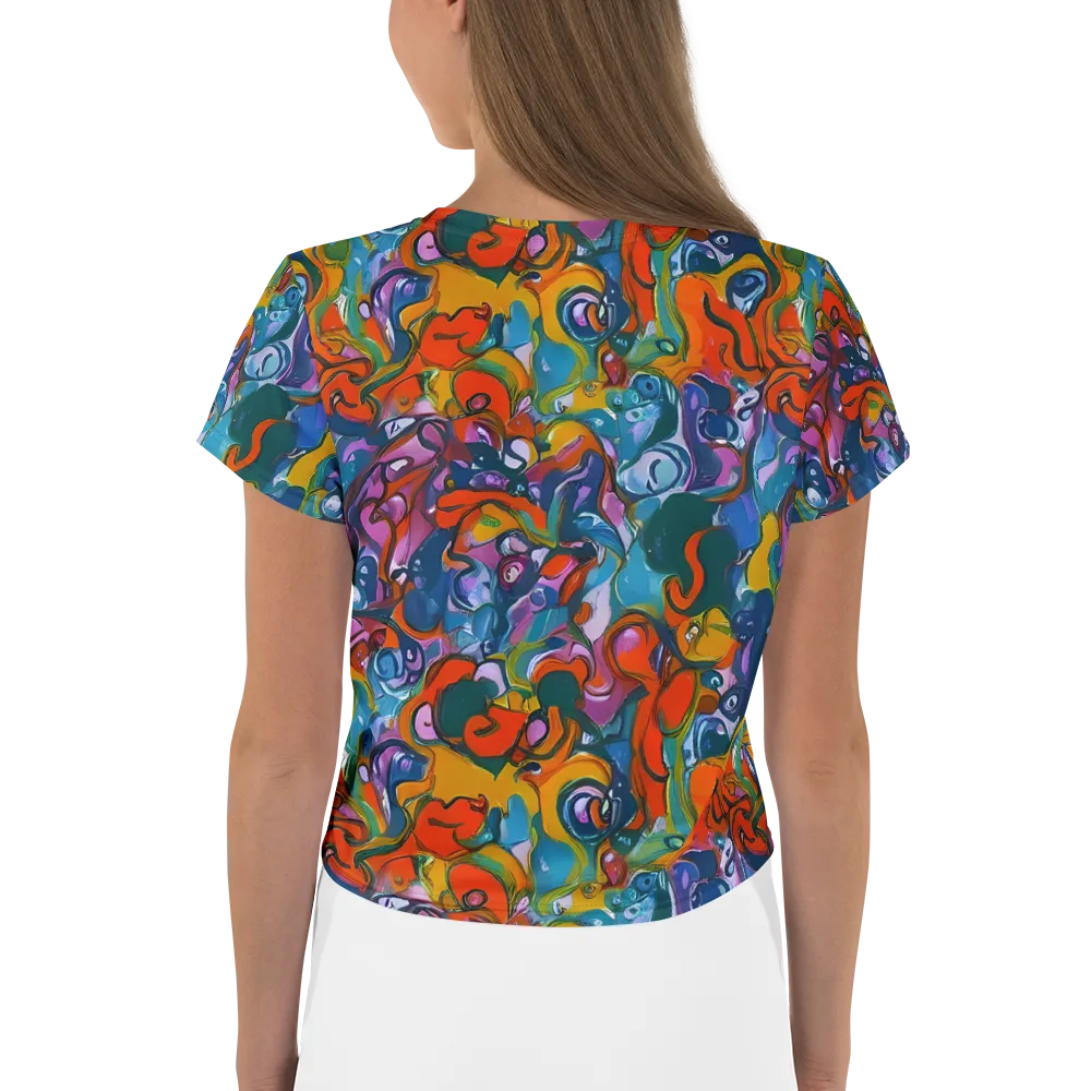 Liquid Menagerie on Crop Tee — Back