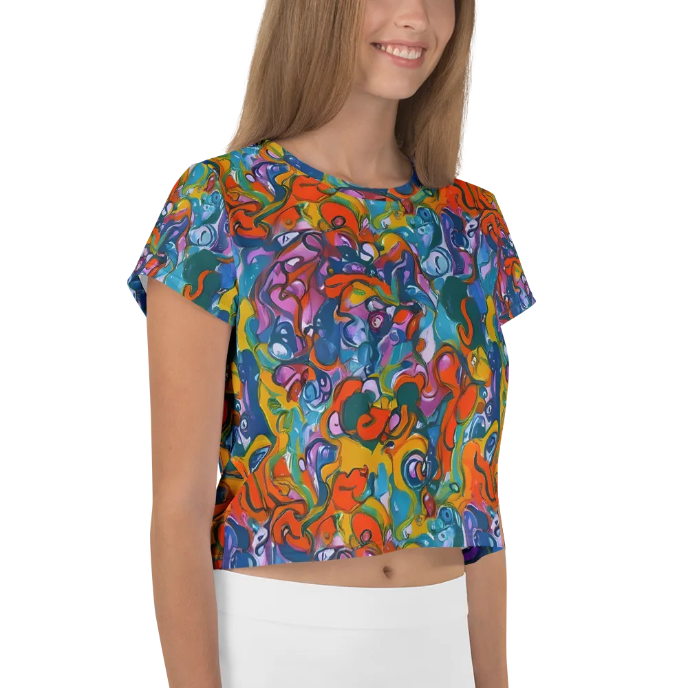Liquid Menagerie on Crop Tee — Right