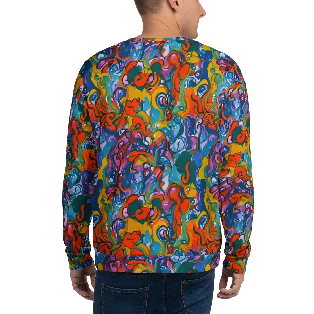 Liquid Menagerie on Sweatshirt — Back