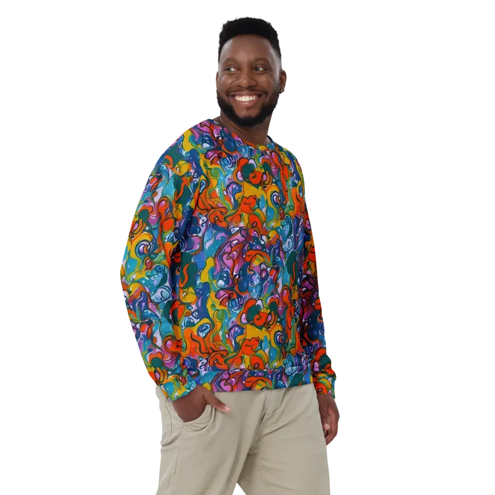 Liquid Menagerie on Sweatshirt — Front