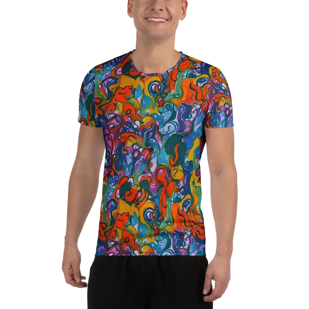 Liquid Menagerie on Men's Athletic T-Shirt — Front