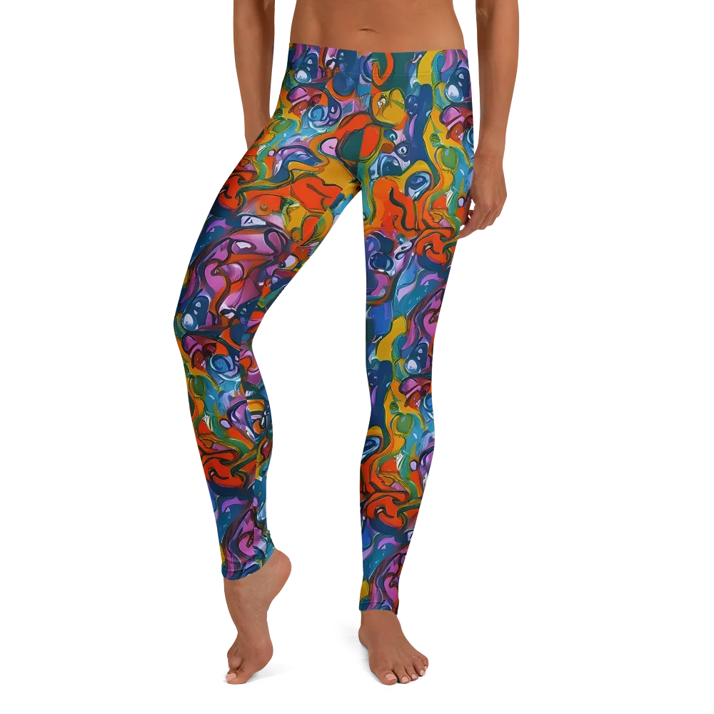 Liquid Menagerie on Leggings — Front