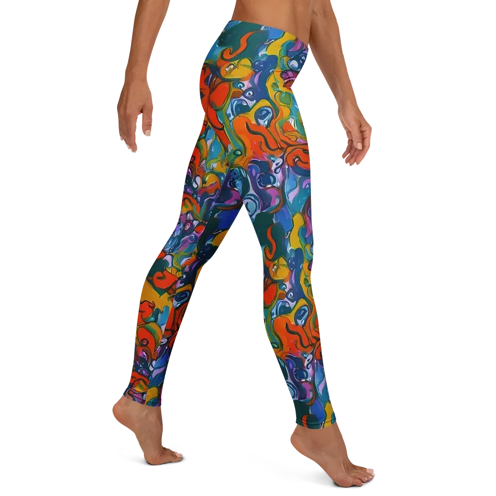 Liquid Menagerie on Leggings — Right