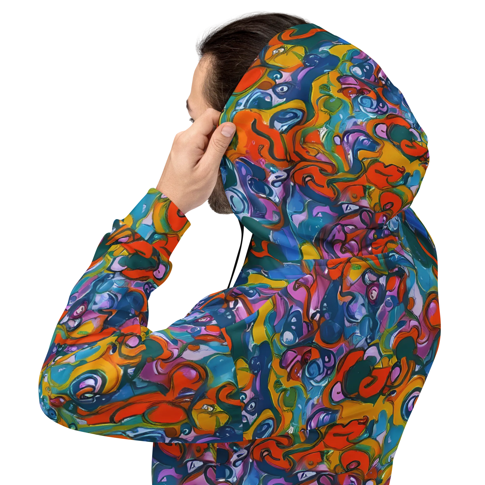 Liquid Menagerie on Hoodie — Back