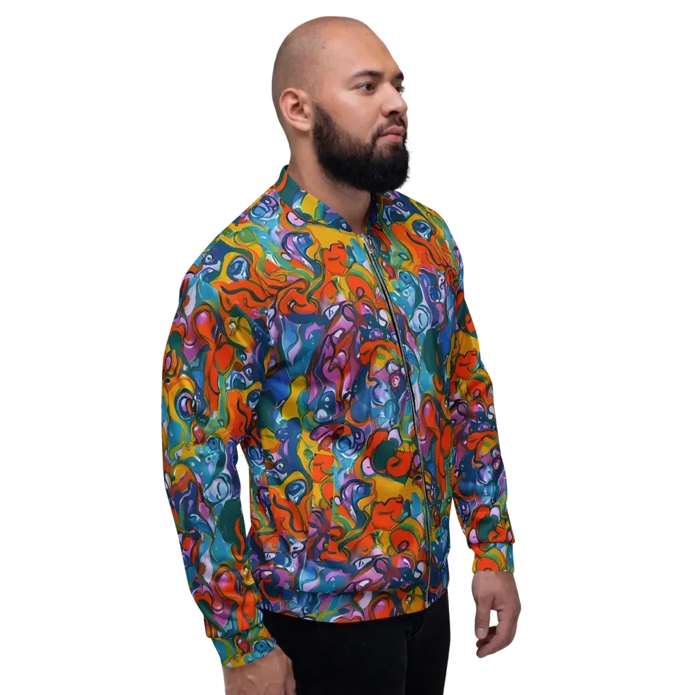 Liquid Menagerie on Bomber Jacket — Right