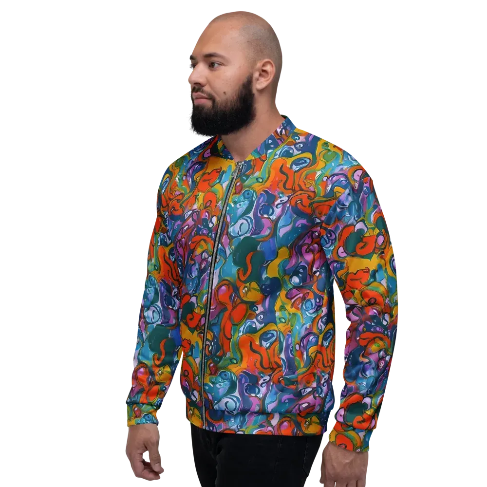 Liquid Menagerie on Bomber Jacket — Left
