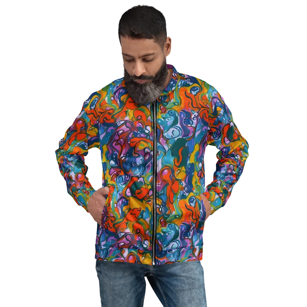 Liquid Menagerie on Bomber Jacket — Front