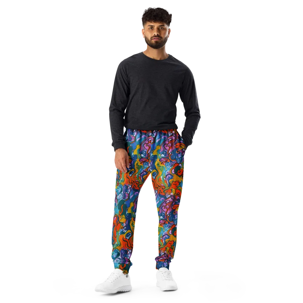 Liquid Menagerie on Men's Joggers — Front