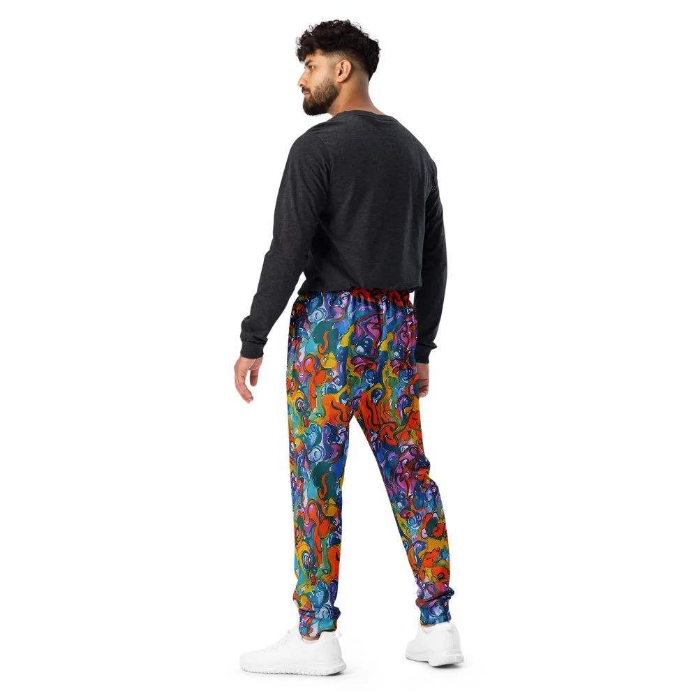 Liquid Menagerie on Men's Joggers — Back