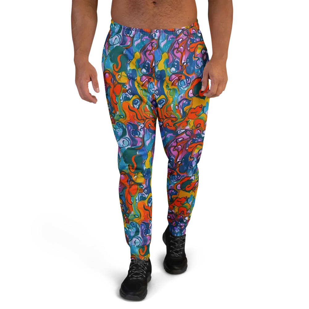 Liquid Menagerie on Men's Joggers — Front