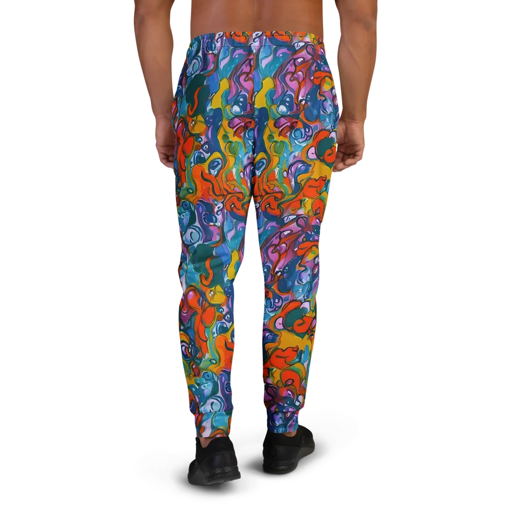 Liquid Menagerie on Men's Joggers — Back
