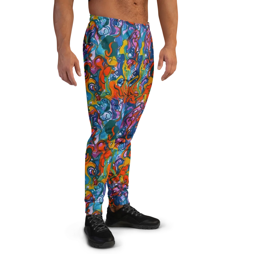 Liquid Menagerie on Men's Joggers — Right
