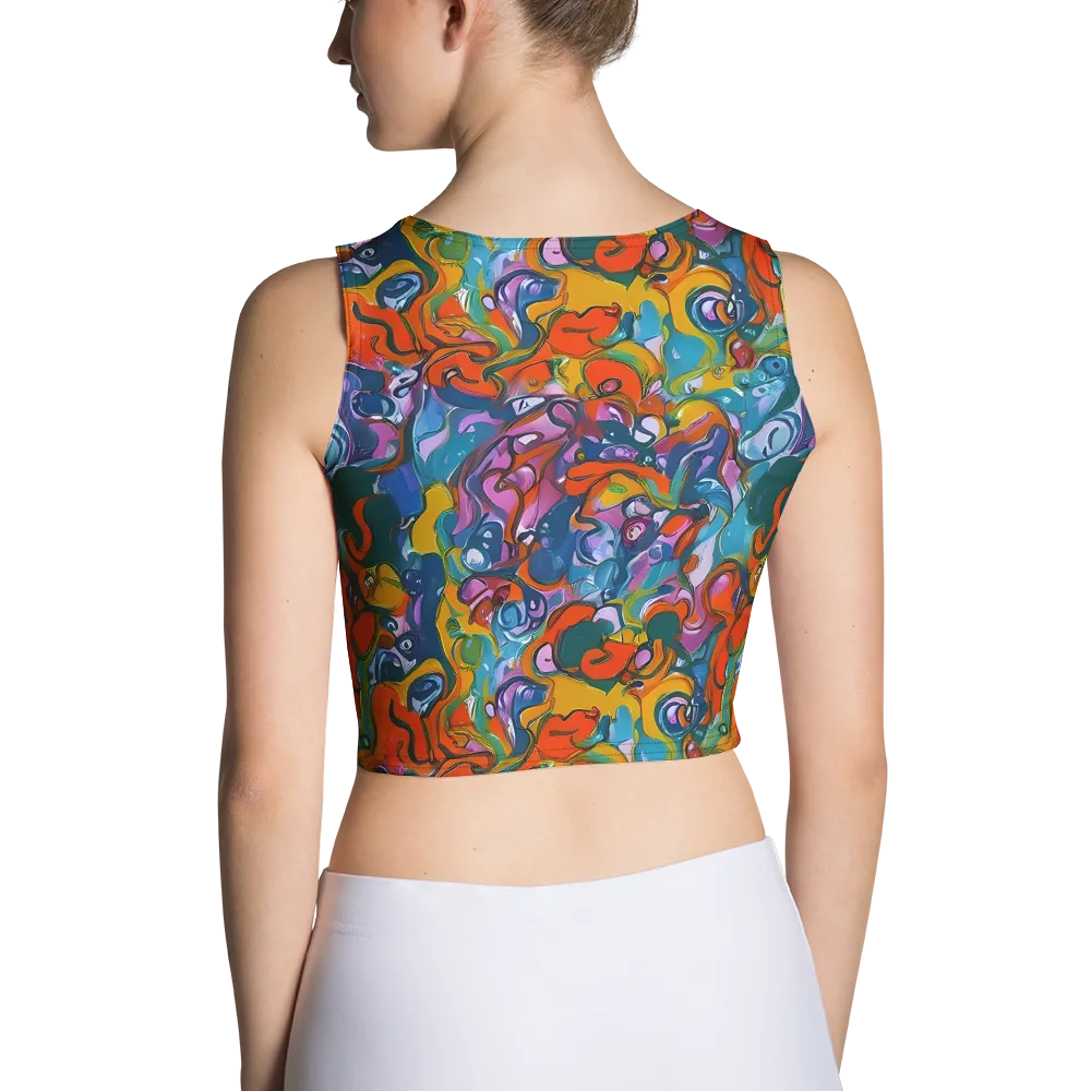 Liquid Menagerie on Crop Top — Back