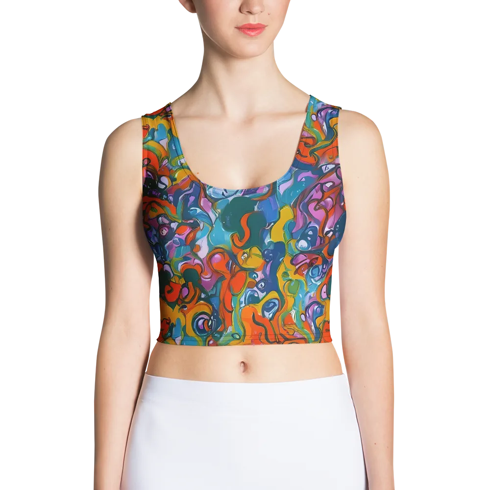Liquid Menagerie on Crop Top — Front