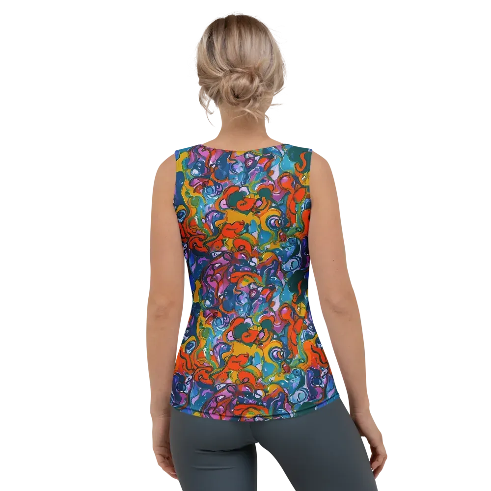 Liquid Menagerie on Women's Tank Top — Back